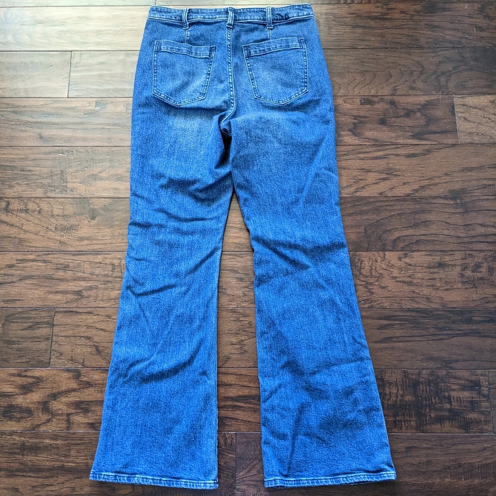 Gap Factory High Rise '70s Flare Jeans - Picture 4 of 11